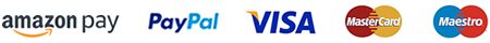 Amazon Pay | PayPal | VISA | MasterCard | Maestro